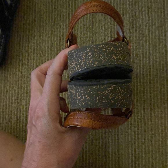 Teva Women's Tan Leather Sandals - Picture 9 of 10